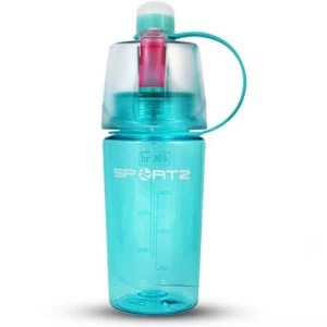Image of Aquarius SportZ 400ml Travel Water Bottle with Spray Function - Blue