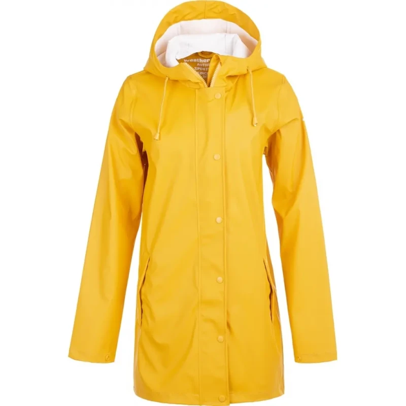 Image of Weather Report Womens waterproof jacket Weather Report Petra Jaune Female 40