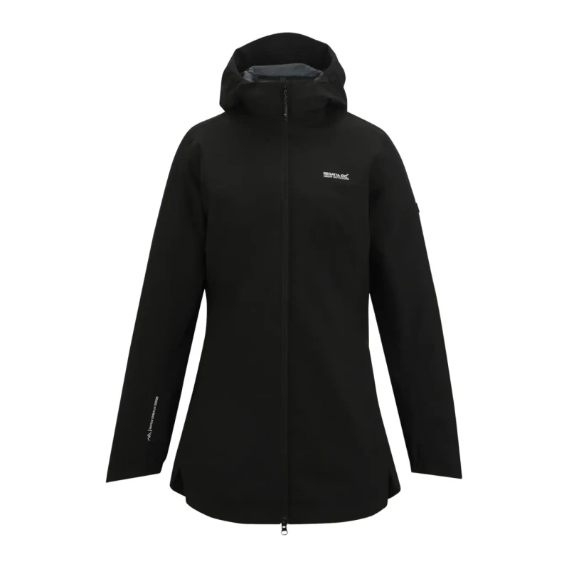 Image of Womens waterproof jacket Regatta Natalina Noir Female 40