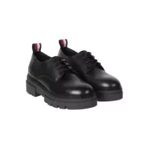 Image of Tommy Hilfiger Leather Lace Up Shoe - Black
