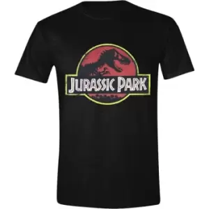 Image of Jurassic Park T-Shirt Classic Logo Size XL