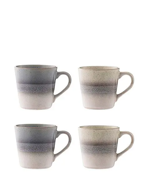Image of Mason Cash Mason Cash Reactive Glaze Set of 4 Mugs Multi ZG37301