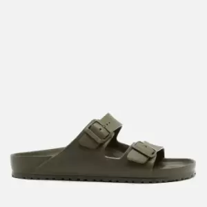 Image of Birkenstock Mens Arizona Eva Double Strap Sandals - Khaki - UK 8.5