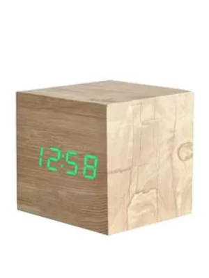 Image of Acctim Clocks Ark Ash Wood Alarm Clock
