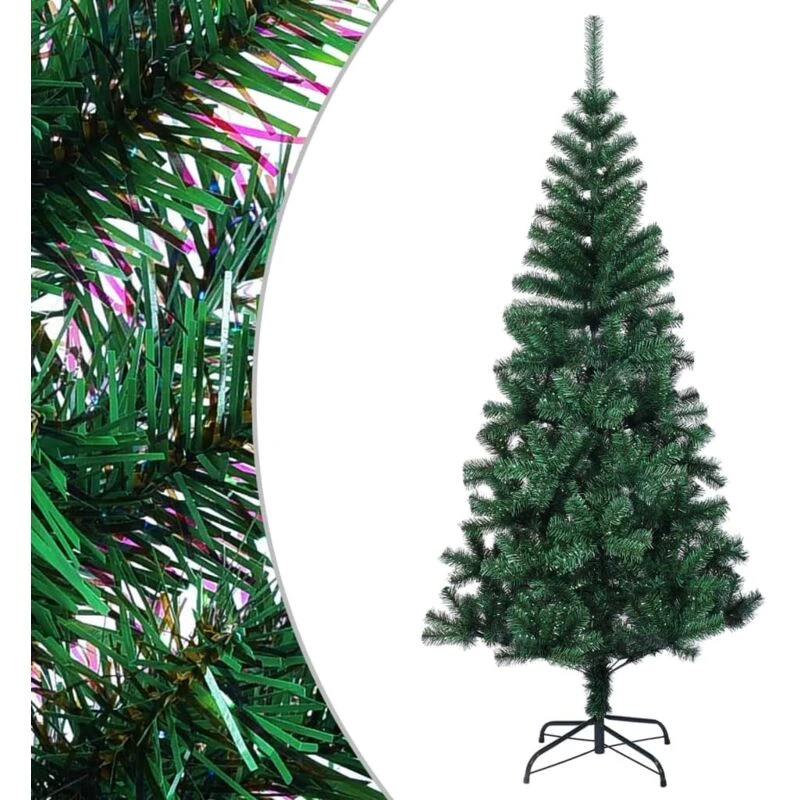 Image of VIDAXL Artificial Christmas Tree with Iridescent Tips Green 240cm pvc Vidaxl 8720287021124