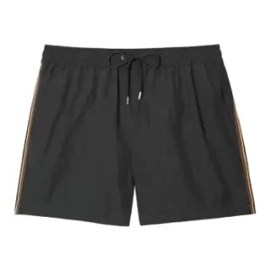Image of Paul Smith Stripe Swim Shorts - Black