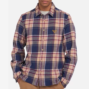 Image of Barbour Beacon Mens Guard Checked Shirt - Navy - L