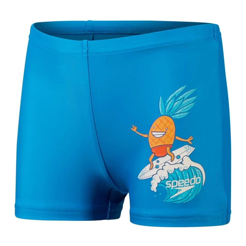 Image of Speedo Placement Aquashorts - Blue Blue 3