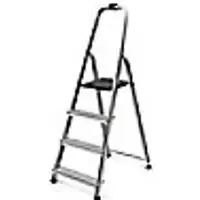 Image of Aluminium Platform Steps - slip resistant feet - 4 Treads - platform height 800mm