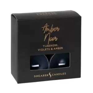 Image of Amber Noir Tealights (Pack of 8)