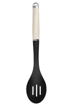 Image of Nylon Slotted Spoon - Almond Cream