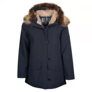Image of Barbour Womens Warkworth Jacket Navy/Dark Chambray 12