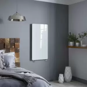 Image of Heating Style Vetro Star 1063X532mm Glass Towel Warmer 1604B White - White