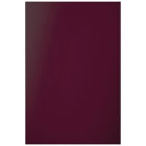 Image of Cooke Lewis Raffello High Gloss Aubergine Tall standard door W600mm