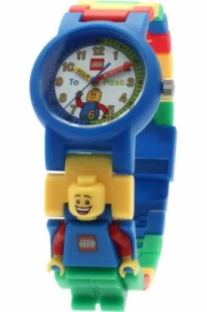 Image of Childrens LEGO Time Teacher Blue Minifigure Link Watch 9005008