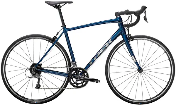 Image of Trek 2024 Domane AL 2 Road Bike 54 GLOSS MULSANNE Blue/MATTE TREK BLACK