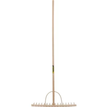 Image of 0247 Wood Hay Rake - Bulldog
