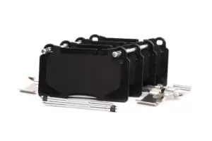 Image of ZIMMERMANN Brake pad set 24098.170.3 Brake pads,Brake pad set, disc brake VW,AUDI,SEAT,Touareg (7LA, 7L6, 7L7),Touareg (7P5, 7P6),Touareg (CR7)