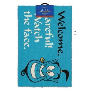 Image of Aladdin - Watch The Face Door Mat