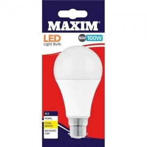 Image of Status Maxim 16W LED BC GLS - Cool White