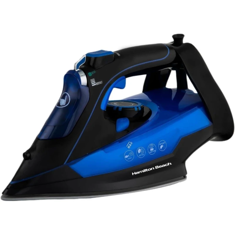 Image of Hamilton Beach Pro SteamMax 3000w Blue & Black Steam Iron Dark Blue unisex