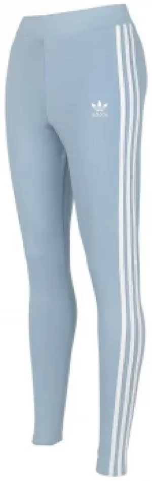 Image of Adidas 3 Stripes Tights Leggings blue