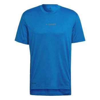 Image of adidas Terrex Multi Tee Mens - Blue