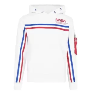 Image of Alpha Industries NASA ISS Hoodie - White