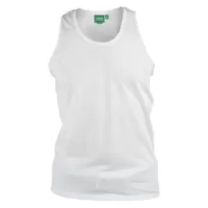 Image of Duke Mens Fabio-1 Muscle Vest (M) (White)