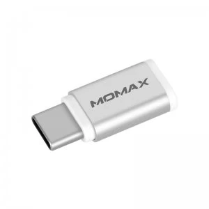 Image of Momax DMTS Micro USB to Type C Adaptor - Silver