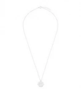 Image of Accessorize St Roman Coin Pendant - Silver