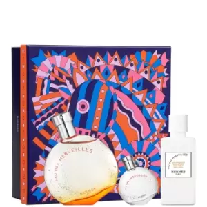 Image of Hermes Eau des Merveilles Eau de Toilette Gift Set For Her 50ml
