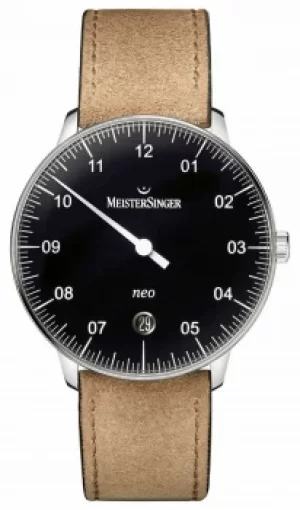 Image of MeisterSinger Mens Form And Style Neo Automatic Black Watch