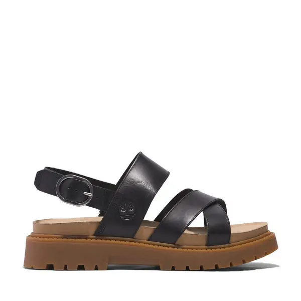 Image of Clairmont Way Cross Strap Sandals in Leather