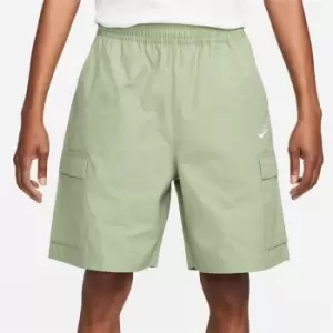 Image of Nike Club Fleece Mens Cargo Shorts - Green