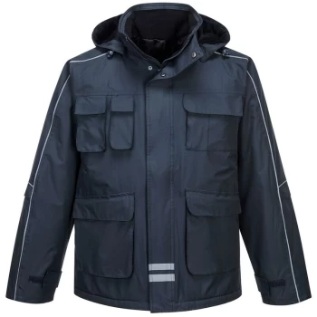 Image of Portwest - S563NARS - sz S RS Multi-Pocket Parka - Navy