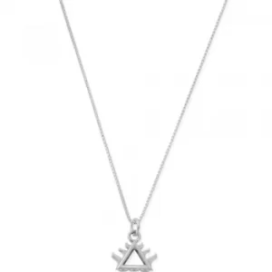 Image of ChloBo Sacred Earth Sterling Silver Delicate Box Chain Fire...