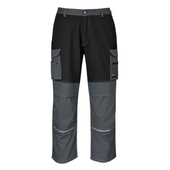 Image of Portwest KS13 Granite Trousers Grey / Black Small 31"