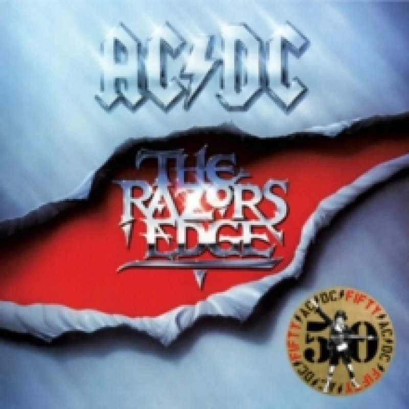 Image of AC/DC The Razors Edge [Special 50th Anniversary Edition Gold Vinyl] Vinyl LP Black unisex