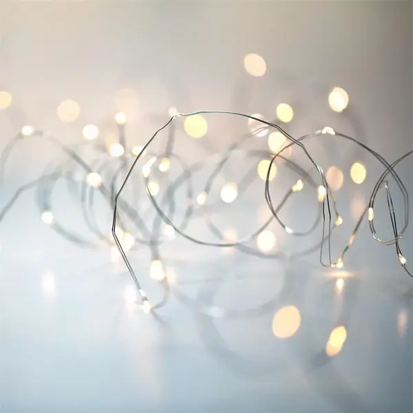 Image of Streetwize 100 Warm Light LED Solar String Lights (Pack of 2) Solar Lights 2m White 84938601000