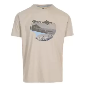 Image of Trespass Mens Barnstaple T-Shirt (3XL) (Mushroom)
