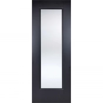 Image of Eindhoven Internal Glazed Primed Black 1 Lite Door - 762 x 1981mm