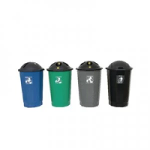 Image of Slingsby Plastic Bottle Bank Black Blue 347577
