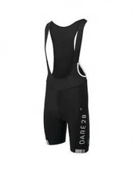 Image of Dare 2b AEP Virtuosity Bibbed Cycling Shorts - Black, Size S, Men