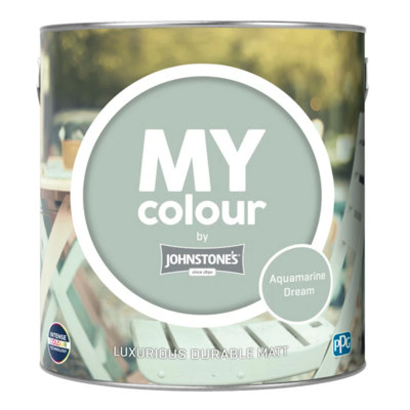 Image of Johnstone's My Colour Durable Matt Paint Aquamarine Dream - 2.5L