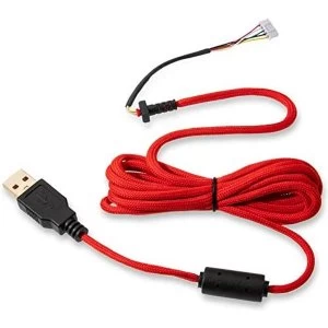 Image of Glorious PC Gaming Race Ascended Cable V2 - Crimson Red