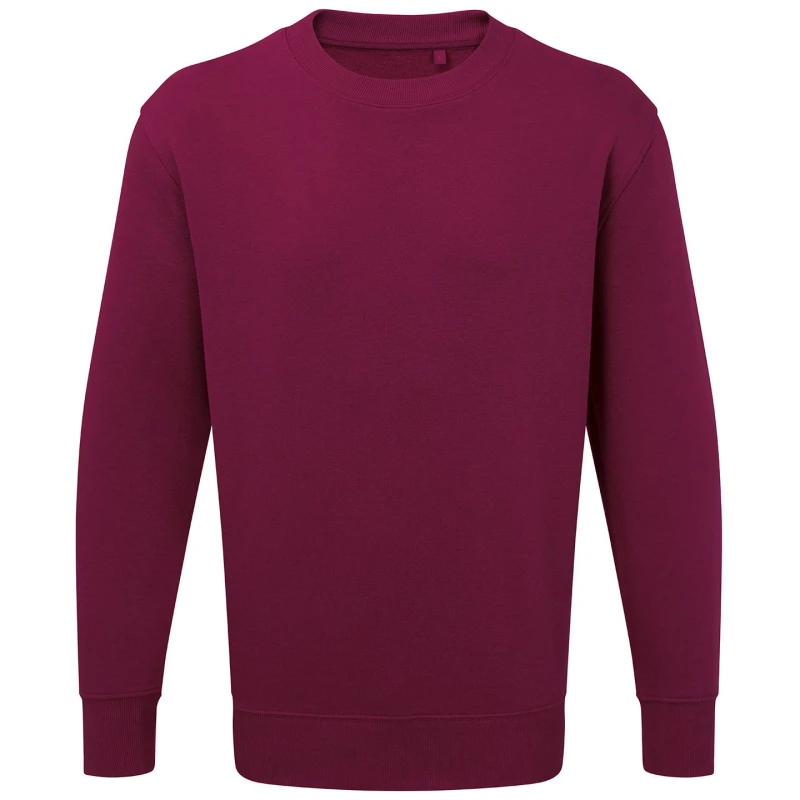Image of Anthem Mens Plain Sweatshirt in Burgundy Size: XS Burgundy Male XS