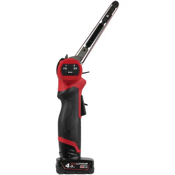 Image of Milwaukee M12 FBFL13-402BUK FUEL Bandfile 13mm 2 x 4.0Ah Aluminium
