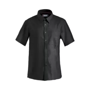 Image of Clique Mens New Cambridge Formal Shirt (S) (Black)
