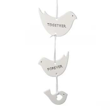 Image of Hanging 'Together Forever' Decoration By Heaven Sends